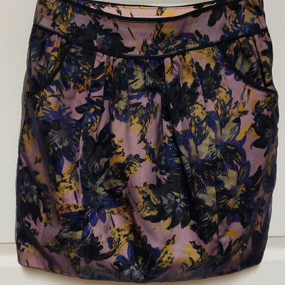 🌹Boho Darling Water Floral Print with sheer black overlay and pockets sz S - Picture 5 of 9